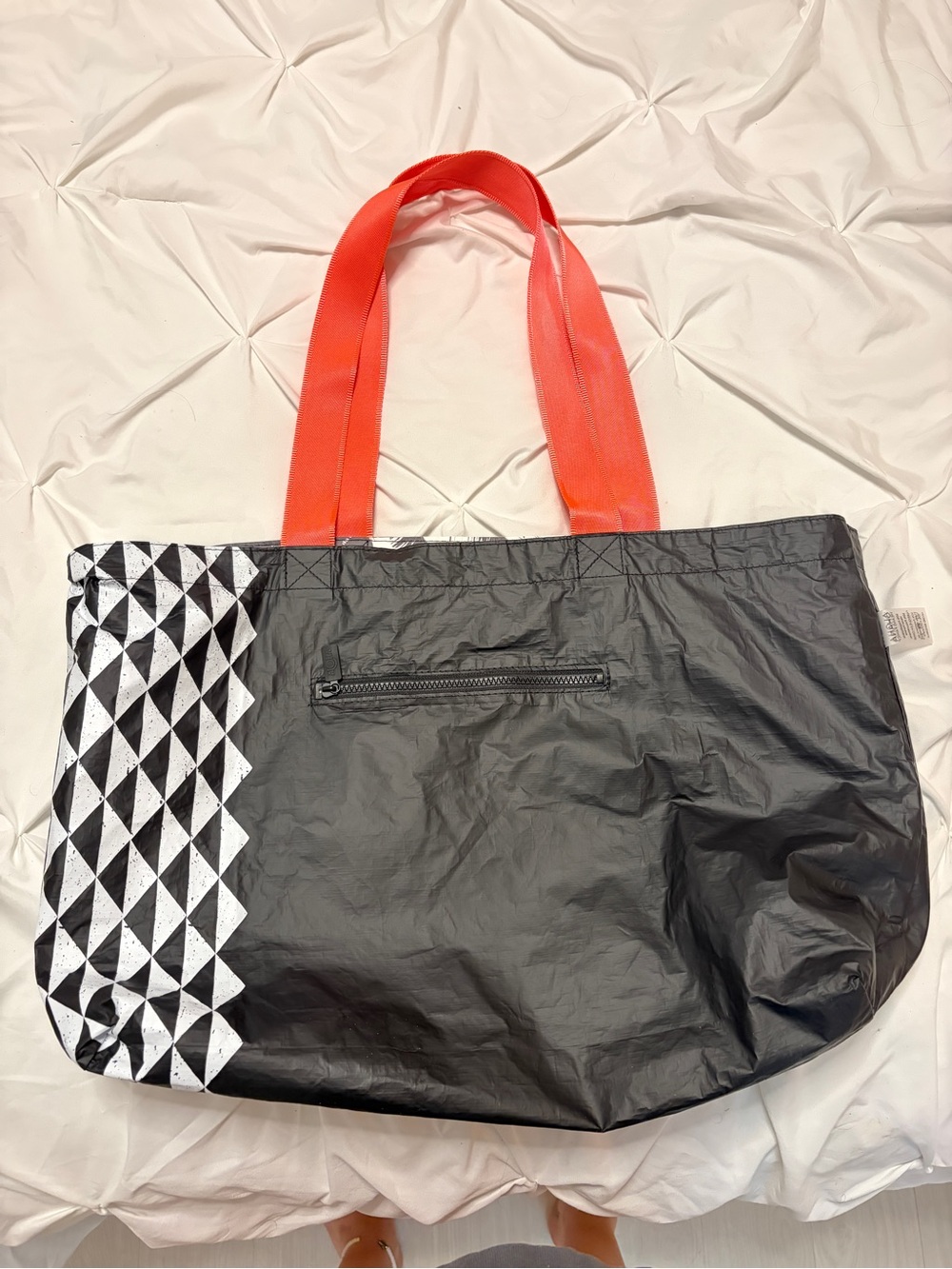 ALOHA Collection Kalapana By Samudra Holo Holo Palm Tree Reversible Tote Bag - Picture 6 of 12